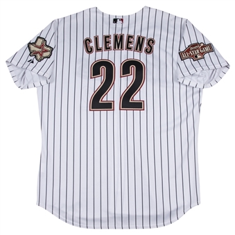 2004 Roger Clemens Game Used, Signed & Inscribed Houston Astros Home Jersey - Cy Young Season!  (Beckett)
